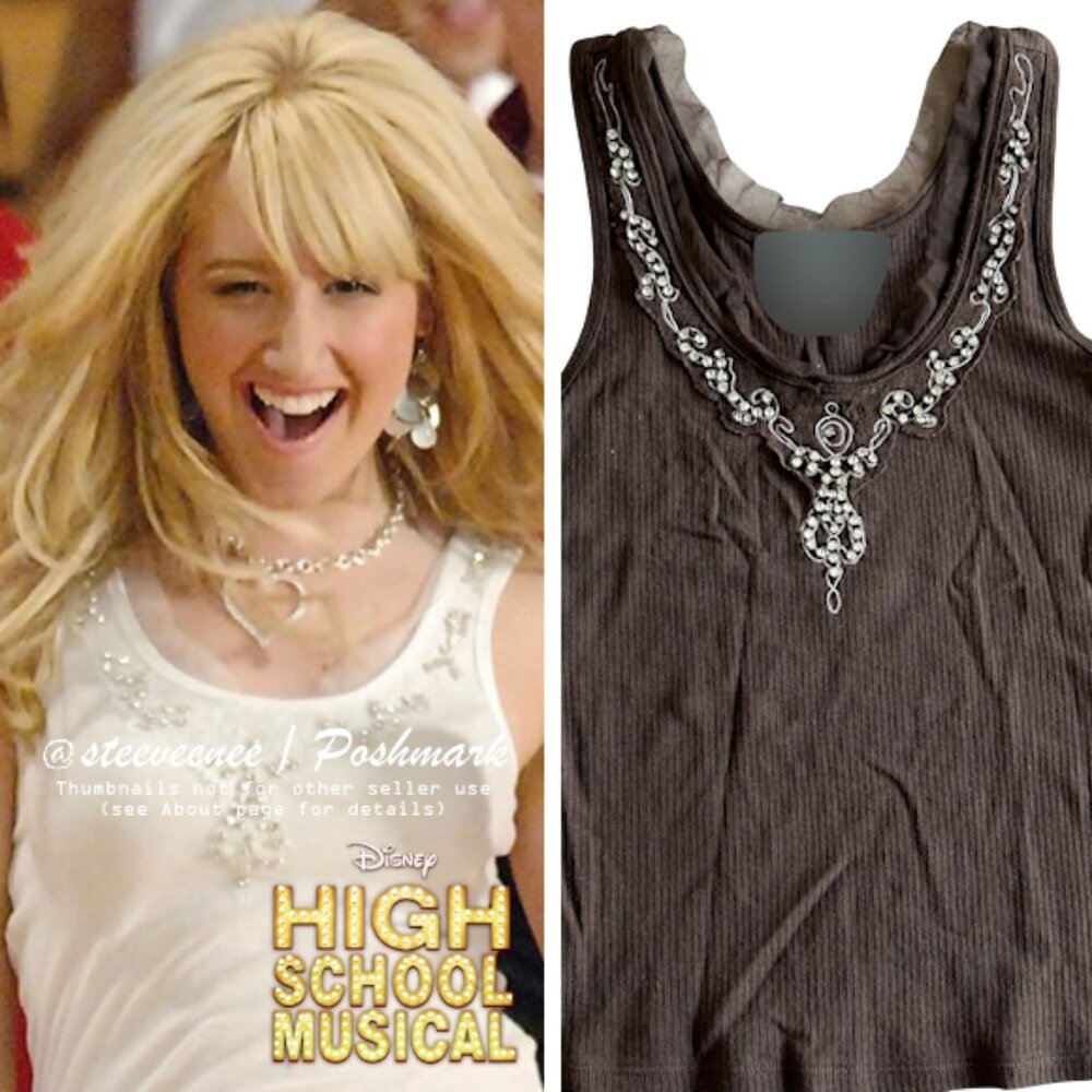 Embellished Ribbed Tank ALT ASO Sharpay Evans